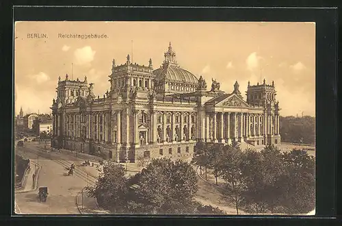 AK Berlin-Tiergarten, Reichstagsgebäude