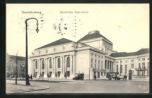 AK Berlin-Charlottenburg, Deutsches Opernhaus