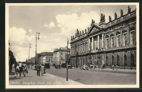 AK Berlin, Zeughaus, Unter den Linden