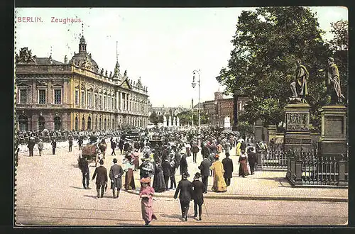 AK Berlin, Zeughaus, Unter den Linden