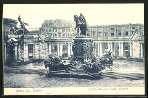 AK Berlin, Nationaldenkmal Kaiser Wilhelm I.