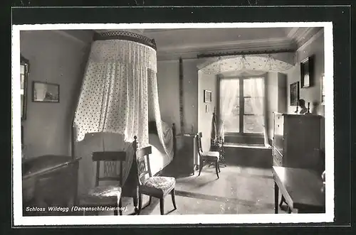 AK Wildegg, Schloss Wildegg, Damenschlafzimmer