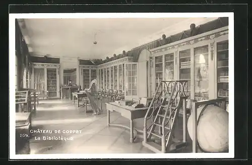 AK Coppet, Le Chateau, La Bibliotheque