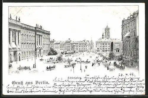 AK Berlin, Schlossplatz