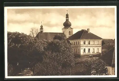 AK Kozlany, Stara skola, kterou navstevoval pres. Dr. E. Benes