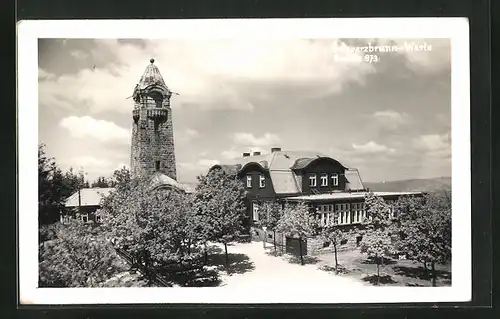 AK Gablonz / Jablonec Nad Nisou, Schwarzbrunn-Warte