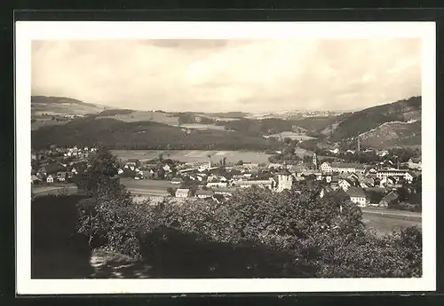 AK Hodkovice, Panorama mit Fernsicht