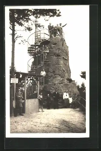 AK Hlavatice, Felsformation auf einem Berggipfel