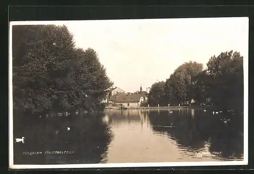 AK Podersam, Stadtparkteich