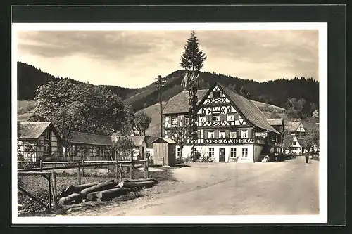 AK Schenkenzell /Bad. Schwarzw., Gasthaus und Pension zur Sonne