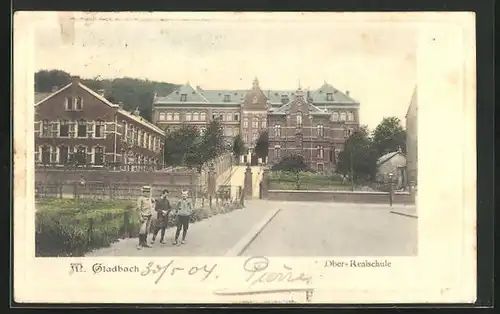 AK M.-Gladbach, Ober-Realschule mit Jungen