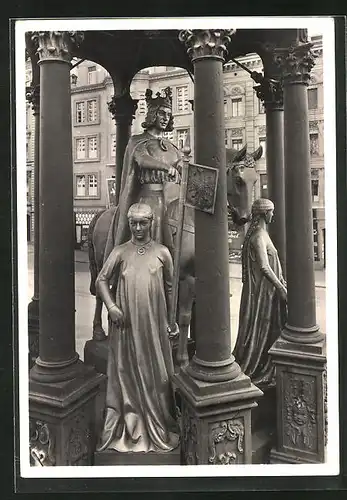 Foto-AK Deutscher Kunstverlag, Nr. 1a: Magdeburg, Alter Markt