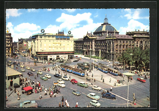 AK München, Stachus mit Justizpalast Nr. 10789831