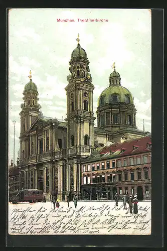 AK München, Theatinerkirche