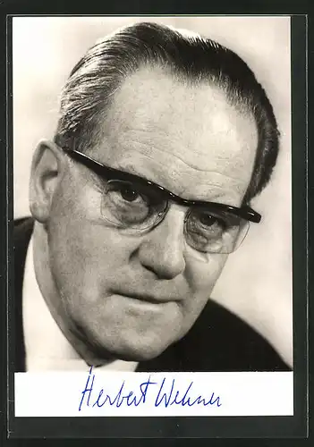 AK Herbert Wehner, Vorsitzender der SPD-Bundestagsfraktion