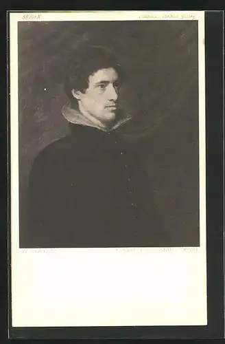 Künstler-AK Portrait von Dichter Charles Lamb