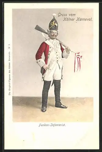 AK Kölner Karneval, Funken-Infanterist