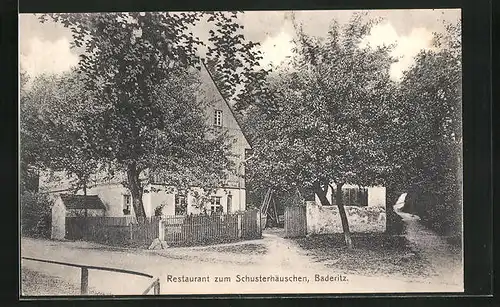 AK Baderitz, Restaurant zum Schusterhäuschen