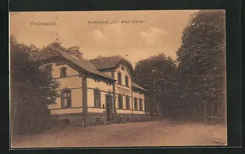 AK Frohnsdorf / Treuenbrietzen, Restaurant Zur alten Eiche