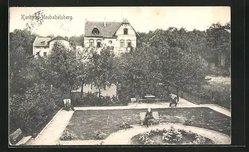 AK Neubabelsberg, Garten des Kurhotels