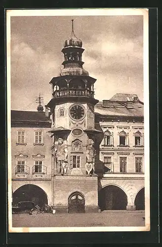 AK Arnau / Hostinne, Radnice, Rathaus