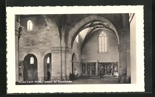 AK Lorch /Württbg., Inneres der Klosterkirche