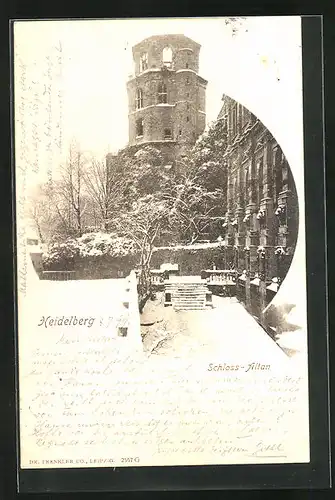 AK Heidelberg, Schloss-Altan im Winter