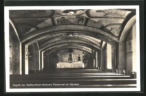 AK München-Fürstenried, Kapelle des Spätberufenen-Seminars