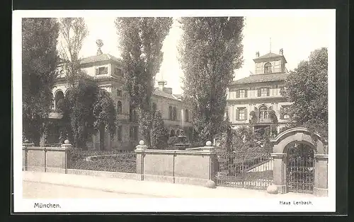 AK München, Am Haus Lenbach