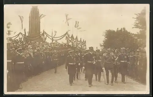 AK Prinz Heinrich von Preussen bei einer Parade