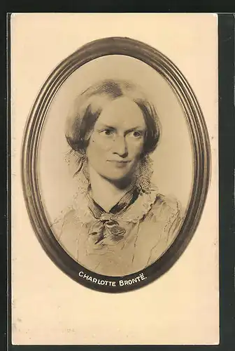 AK Portrait der britischen Schriftstellerin Charlotte Bronte