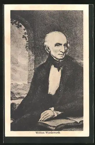 Künstler-AK William Wordsworth, britischer Dichter