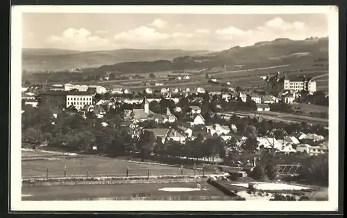 AK Valasske Mezirici, Totalansicht der Stadt