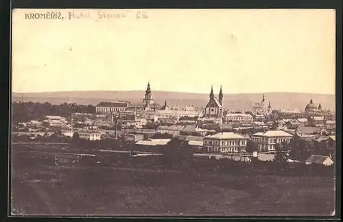 AK Kromeriz, Blick über die Kleinstadt