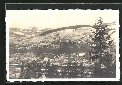 AK Vsetin, Panorama der verschneiten Stadt