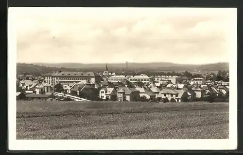 AK Valasske Mezirici, Teilansicht der Stadt