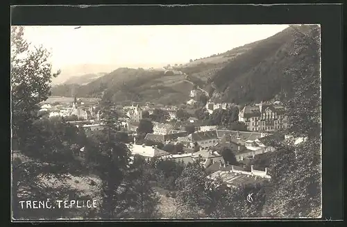 Foto-AK Trenc. Teplice, Celkovy pohlad, Gesamtansicht