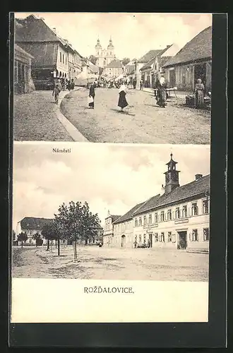 AK Rozdalovice, Hotel Radnice, Namesti