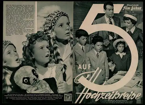 Filmprogramm IFB Nr. 542, 5 auf Hochzeitsreise, Fred McMurray, Rita Johnson, Gigi Perreau, Regie: Claude Binyon