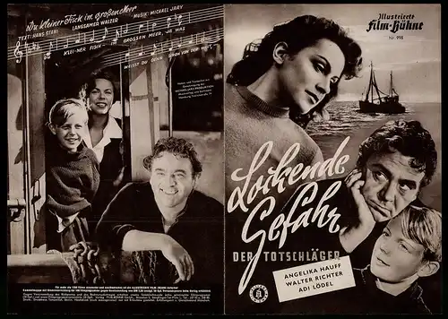 Filmprogramm IFB Nr. 998, Lockende Gefahr - Der Totschläger, Angelika Hauff, Walter Richter, Regie: Eugen York