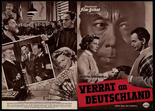 Filmprogramm IFB Nr. 2637, Verrat an Deutschland, Kristina Söderbaum, Paul Müller, V. Inkijinoff, Regie: Veit Harlan