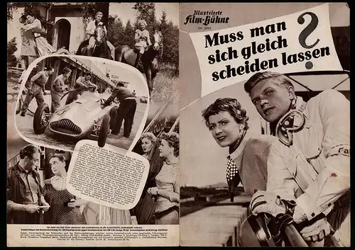 Filmprogramm IFB Nr. 2093, Muss man sich gleich scheiden lassen?, Ruth Leuwerik, Hardy Krüger, Regie: Hans Schweikart