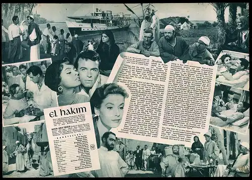 Filmprogramm IFB Nr. 4056, El Hakim, O. W. Fischer, Nadja Tiller, Guila Rubini, Regie: Rolf Thiele