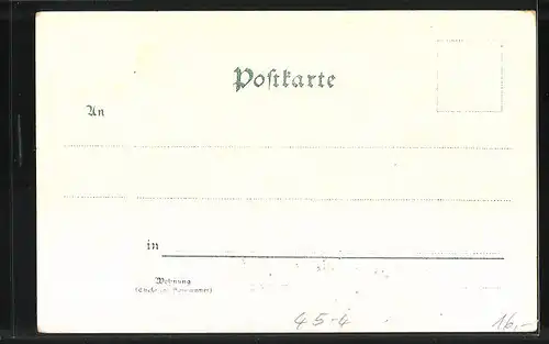 Lithographie Hamburg, IX. Deutsches Turnfest 1898, Turner beim Feiern