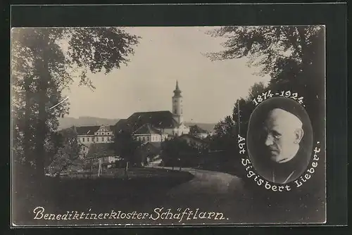 AK Schäftlarn, Benediktinerkloster, Abt Sigisbert Liebert, 1874-1924