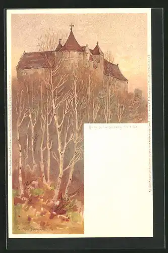 Künstler-AK Meissner & Buch (M&B) Nr. 7: Scharfenberg a. d. Elbe, Burg Scharfenberg