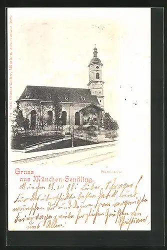 AK München-Sendling, Pfarrkirche