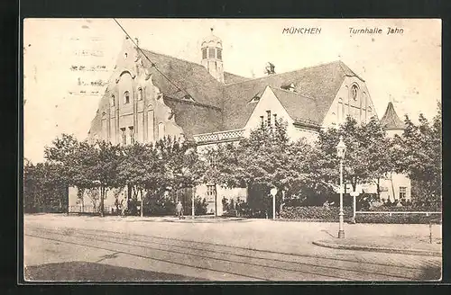 AK München, Turnhalle Jahn, Widenmayerstrasse