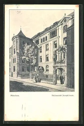 AK München, Heilanstalt Josephinum, Schönfeldstrasse 16-20