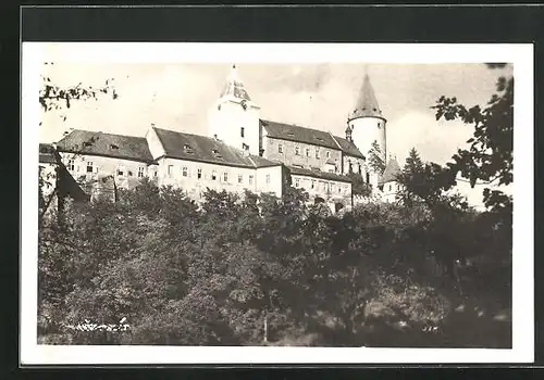 AK Krivoklat, Blick zur Burg
